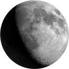 Waxing Gibbous, illumination 77.1%