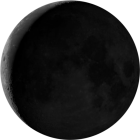 Waning Crescent, illumination 11.4%